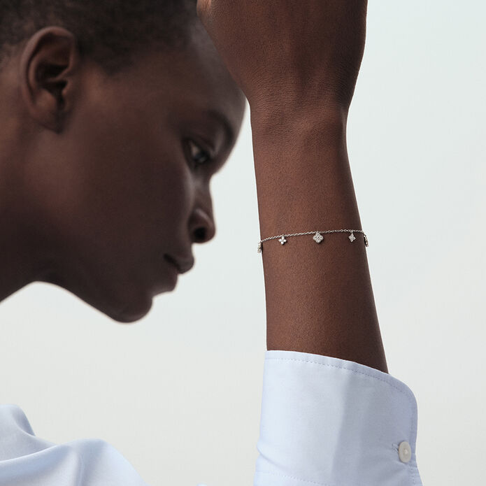 Link bracelet BELOVED - Crystal / Silver - All jewellery  | Agatha