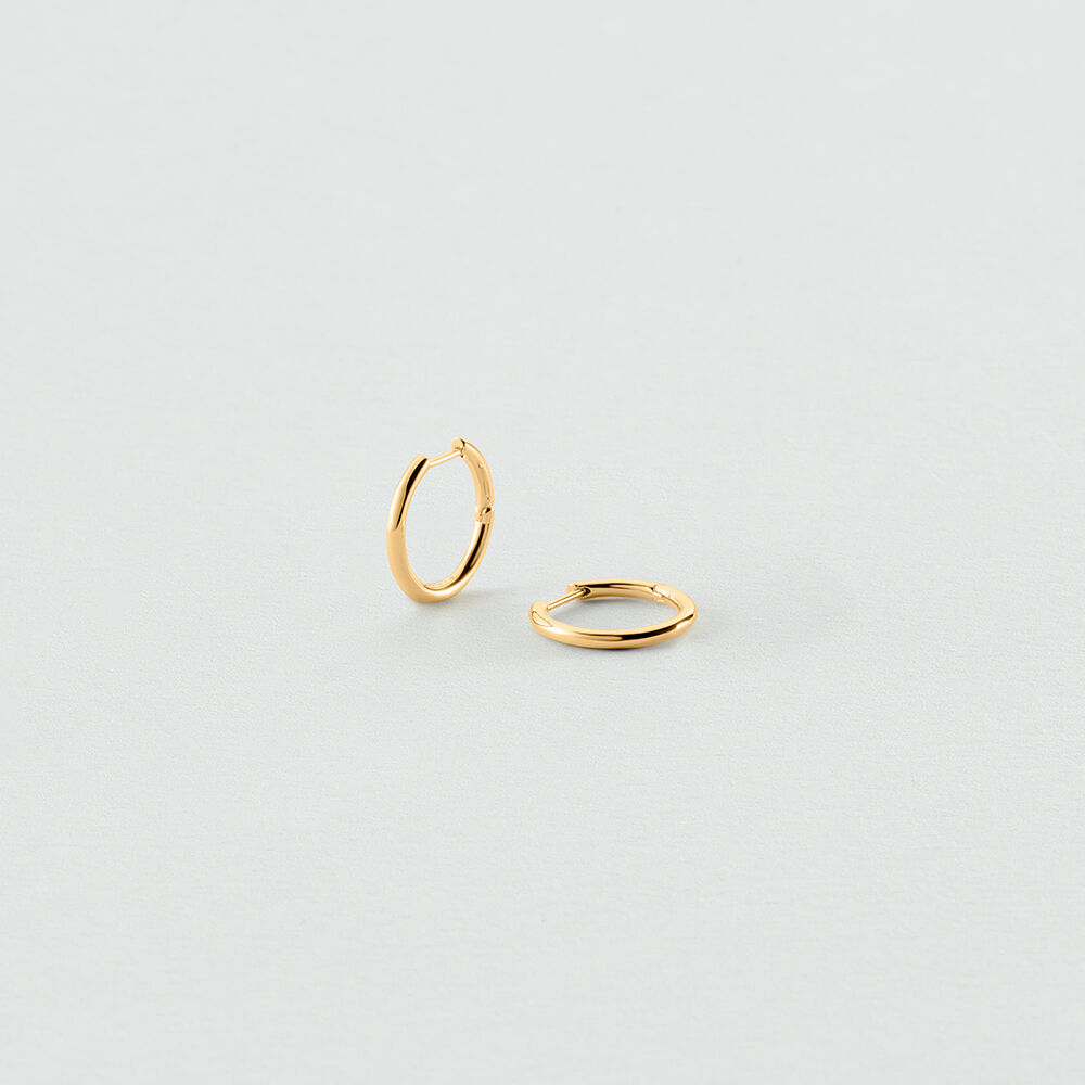 Hoops MINI TALISMANS - Golden - Earrings  | Agatha