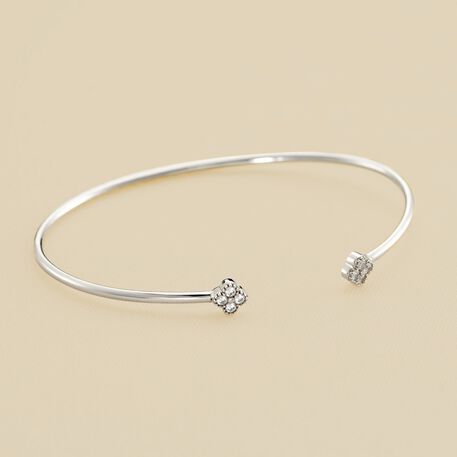 Bangle BELOVED - Crystal / Silver - All jewellery  | Agatha