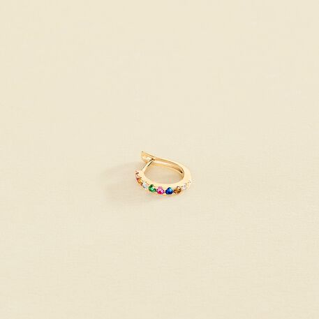 Hoop piercing COLORFUL - Multicolor / Gold - All jewellery  | Agatha