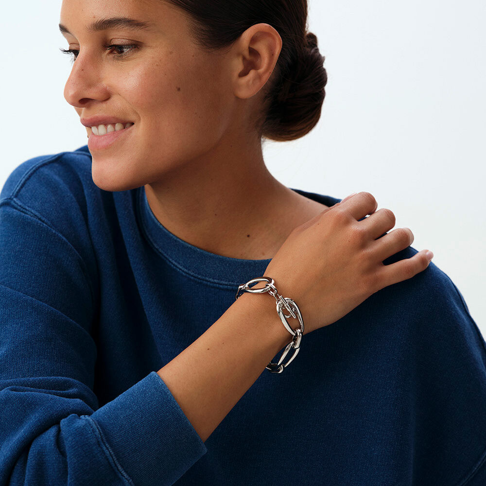 Link bracelet ABBESSES - Silver - Bracelets  | Agatha