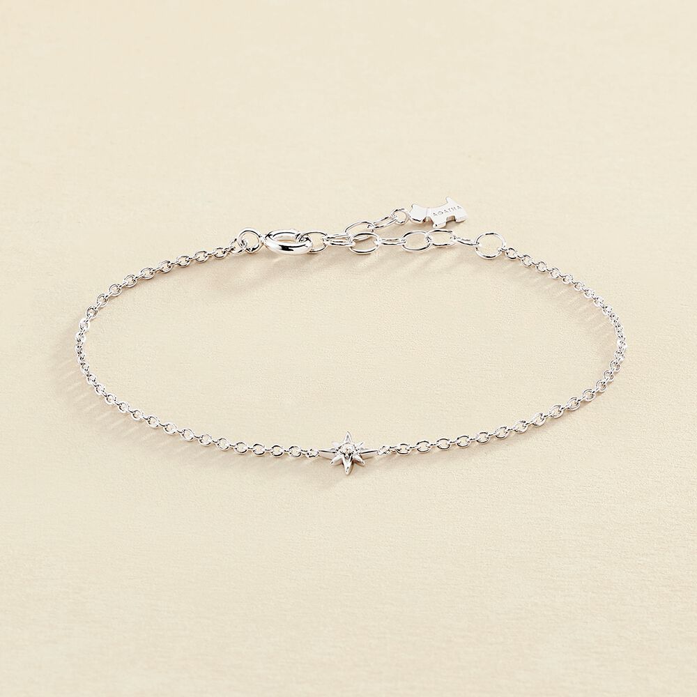Link bracelet OURSE - Crystal / Silver - All bracelets  | Agatha