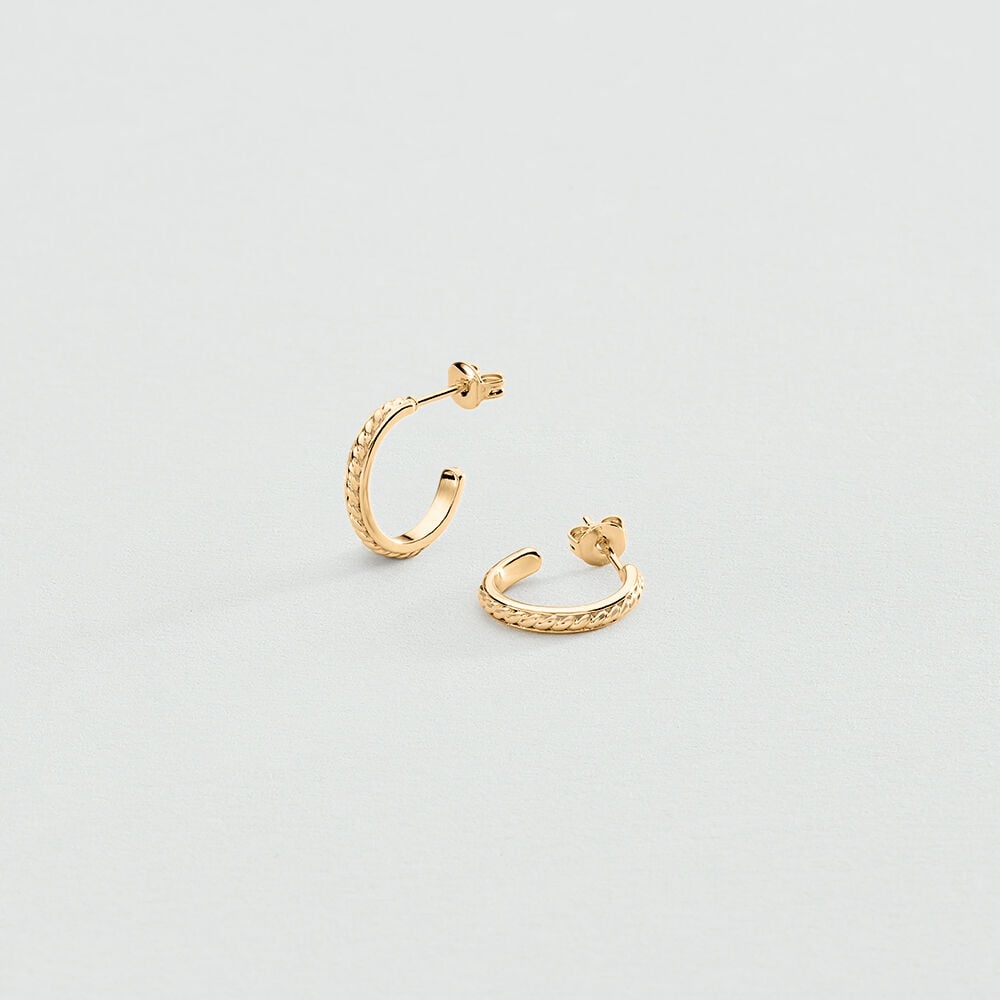 Hoops TUILERIES - Golden - Earrings  | Agatha