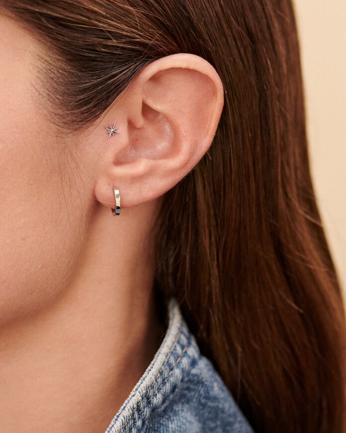 Piercing Helix & Tragus EAR1PATI - Silver - All jewellery  | Agatha