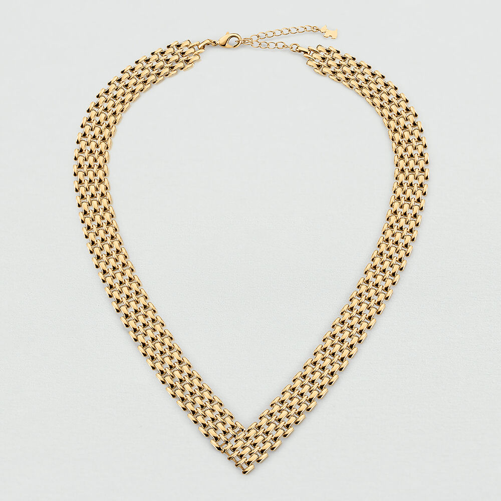 Mid-length necklace MINUIT - Golden - Christmas  | Agatha