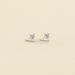 Stud earrings BARSHINE - Crystal / Silver - All earings  | Agatha