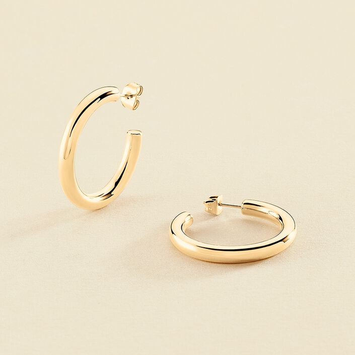 Hoops GIPSY - Golden - All earings  | Agatha