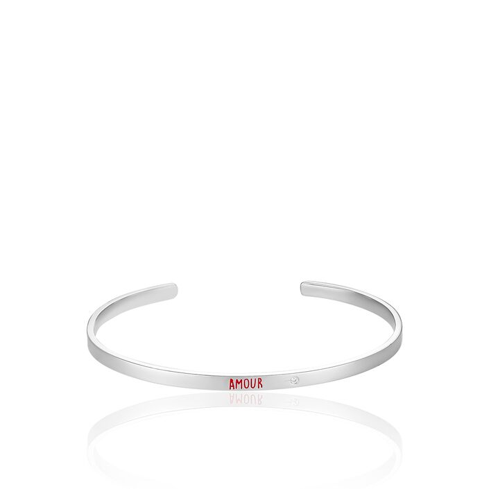 Bangle LOVERS - Red / Silver - Bangle  | Agatha