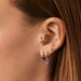 Hoop piercing MAMBA - Lavender / Silver - All jewellery  | Agatha