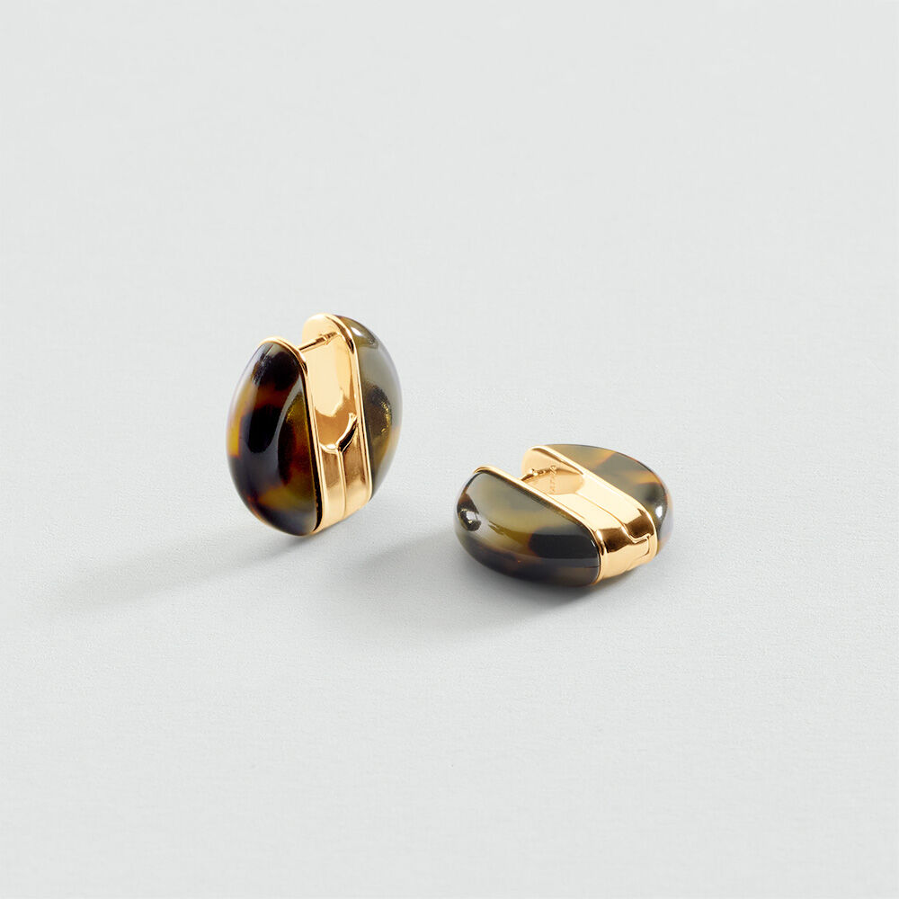Long earrings PALAIS ROYAL - Scale / Golden - Earrings  | Agatha