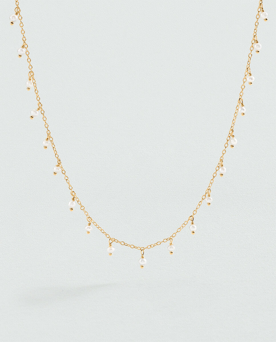 Choker necklace ALMA - Pearl