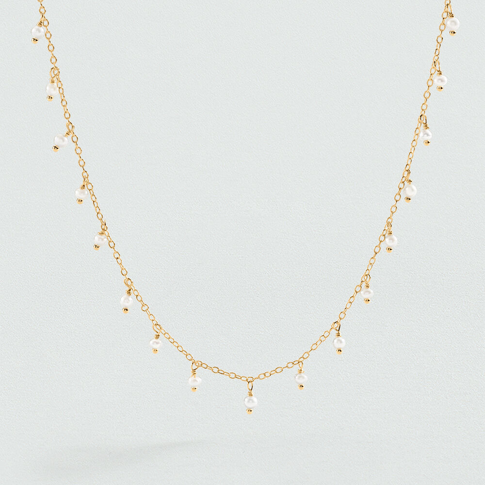 Choker necklace ALMA - Pearl - Choker necklace  | Agatha