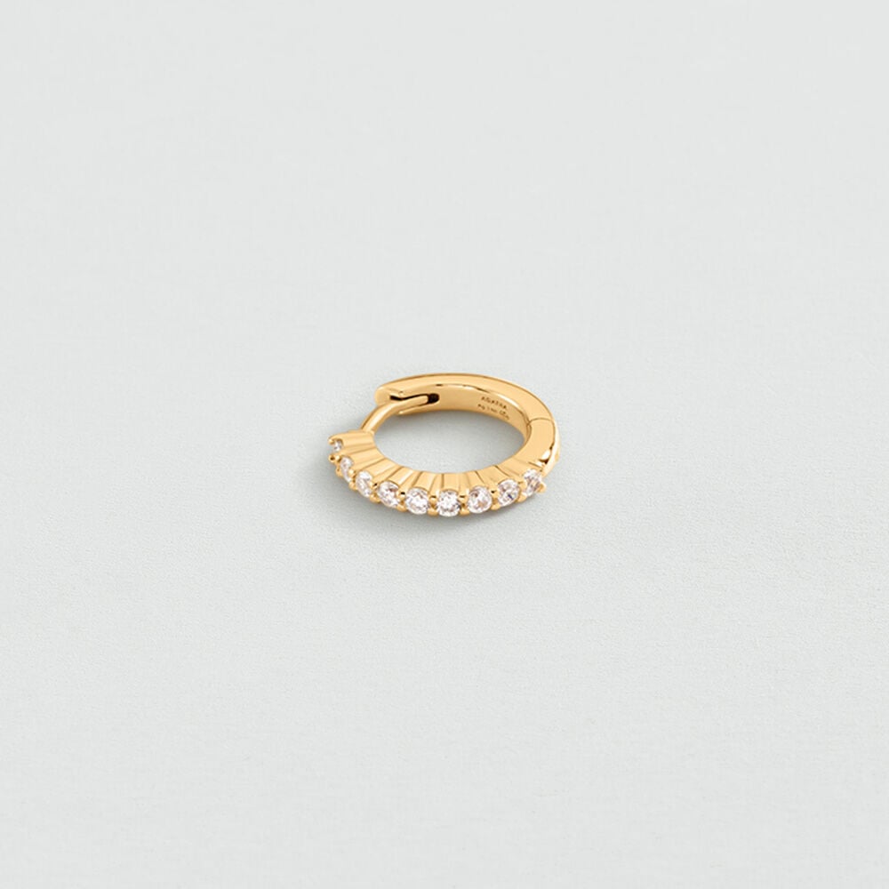 Hoops MIX & MATCH - Crystal / Golden - Earrings  | Agatha