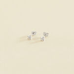 Stud earrings SOL - Crystal / Silver
