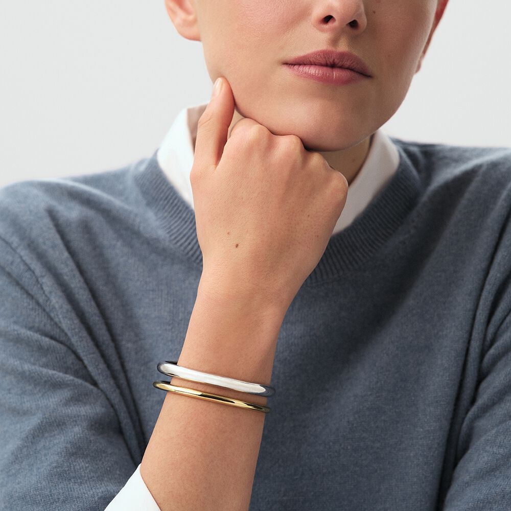 Bangle DUA - Silver / Gold - Bangle  | Agatha