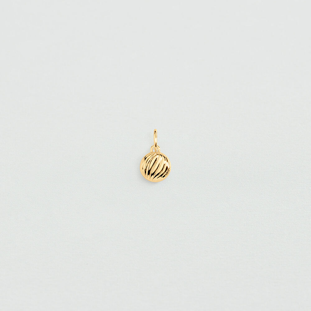 Pendant PAV&Eacute; BALL - Crystal / Golden - Jewellery  | Agatha