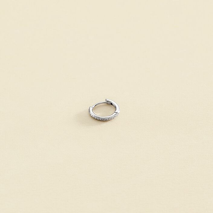 Hoop piercing DENTADO - Silver - All jewellery  | Agatha