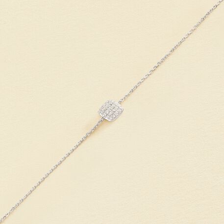 Link bracelet GLORIA - Crystal / Silver - All bracelets  | Agatha