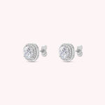 Stud earrings IMPERIAL - Crystal / Silver - AGATHA DAYS  | Agatha