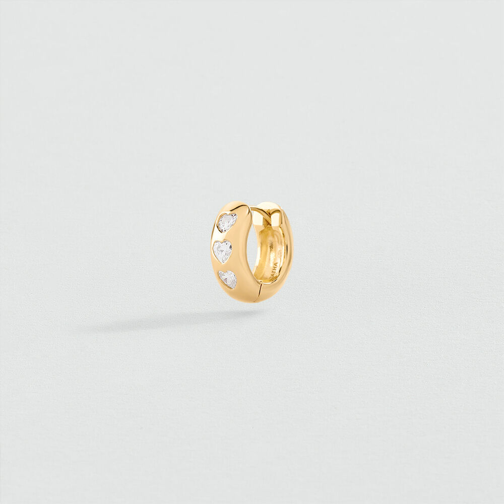Single hoop earring MIX & MATCH -  - Genuine silver  | Agatha