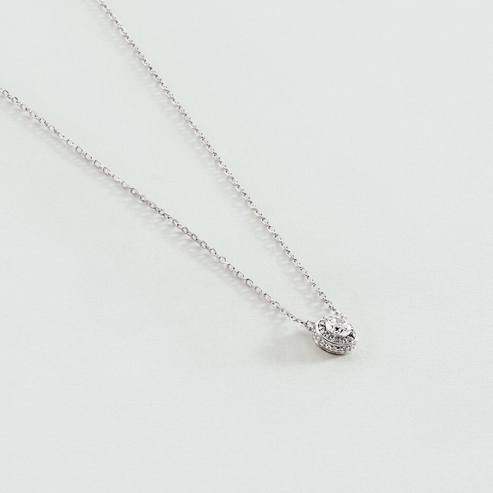 Choker necklace IMPERIAL - Crystal / Silver - Choker necklace  | Agatha