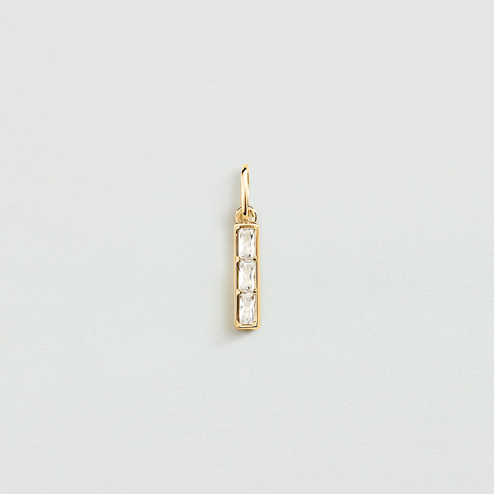 Pendant LUCKY - Crystal / Golden - Jewellery  | Agatha