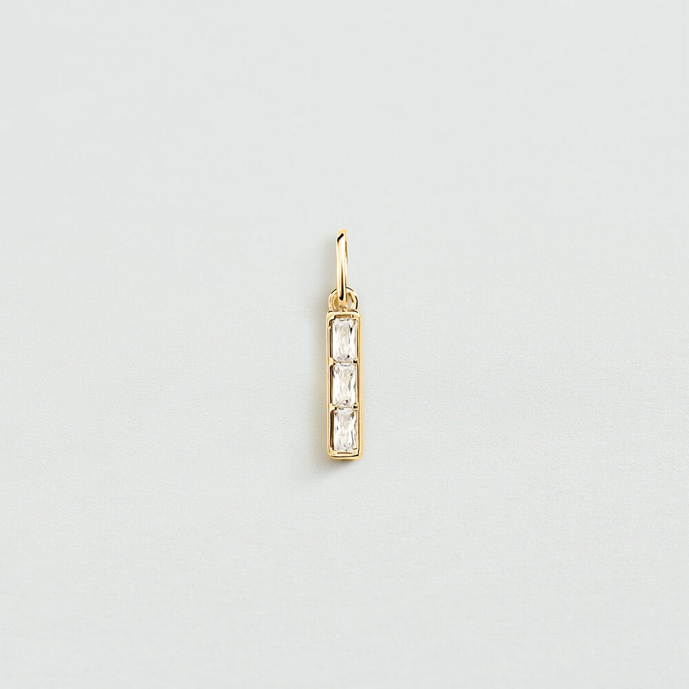 Pendant LUCKY - Crystal / Golden - Jewellery  | Agatha