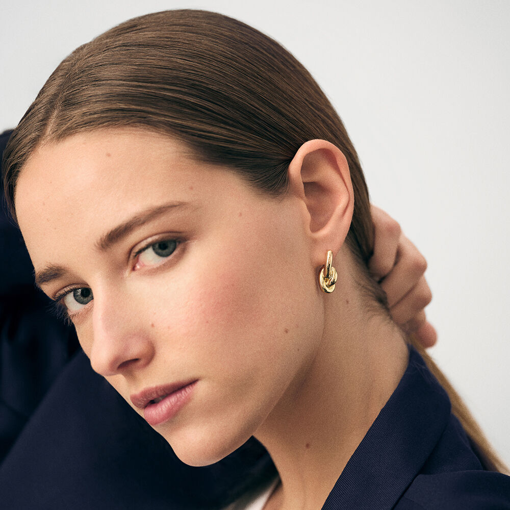 Hoops LOULOU - Golden - Earrings  | Agatha