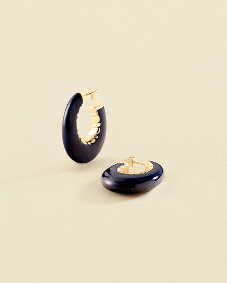 Hoops TORSADES - Blue / Gold - All jewellery  | Agatha