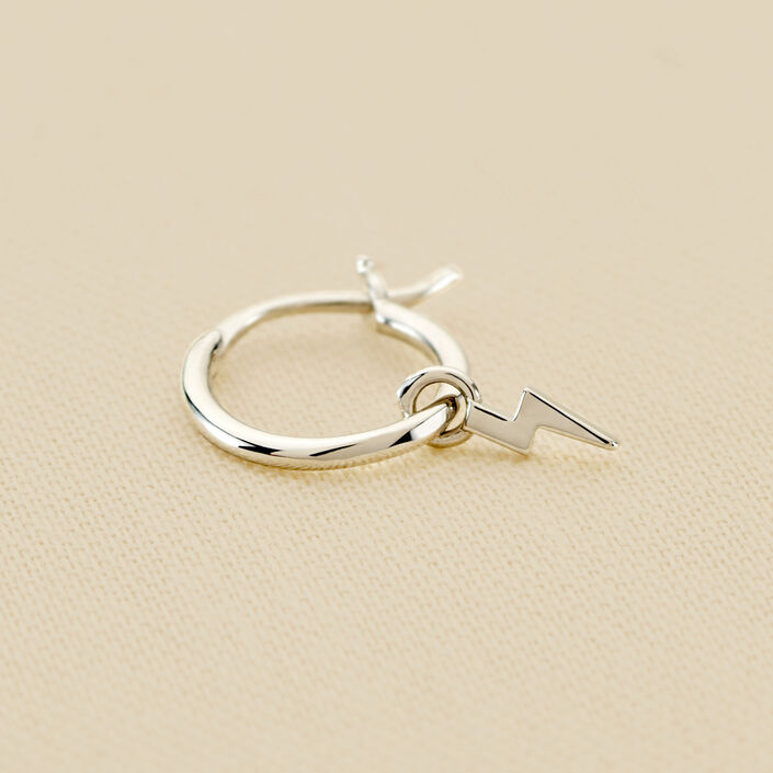 Hoop piercing TONNERRE - Silver - All jewellery  | Agatha
