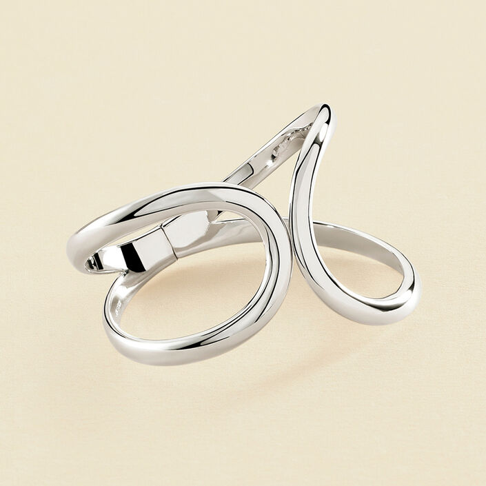 Cuff LINES - Silver - All bracelets  | Agatha