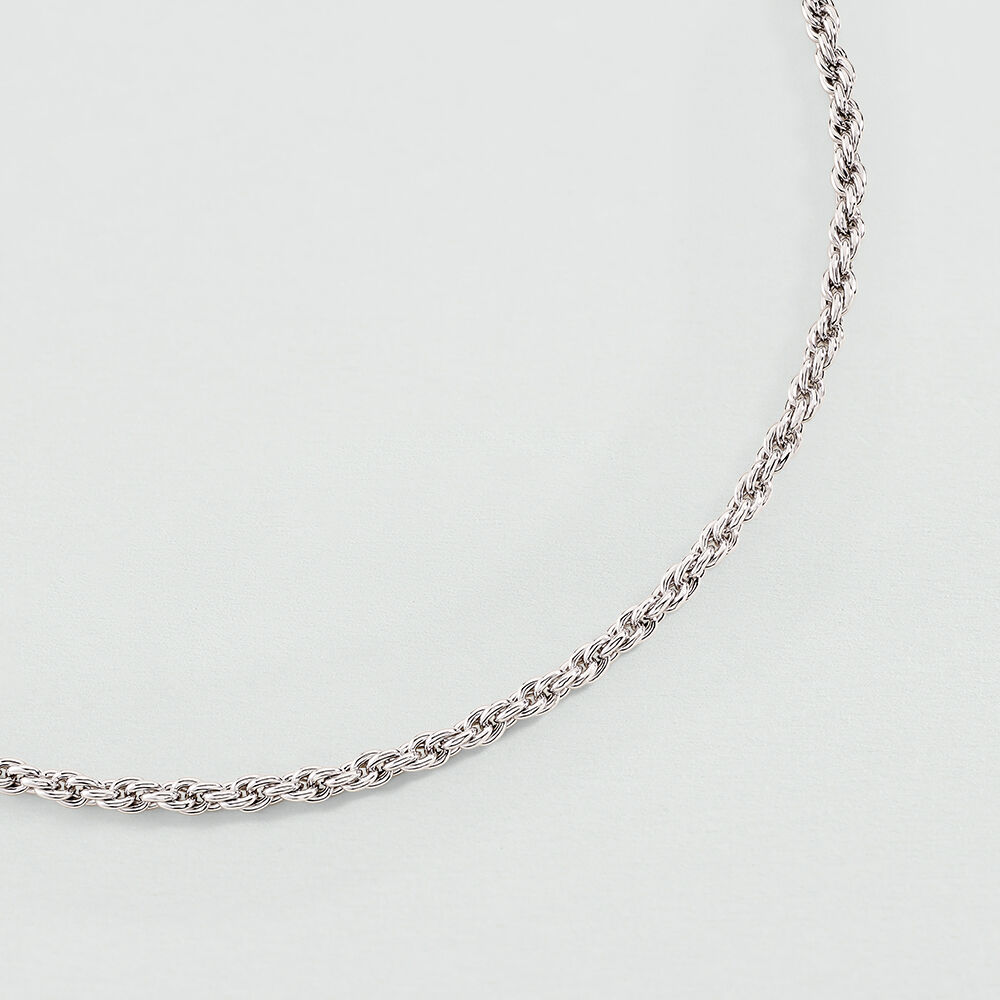 Long necklace ROPE CHAIN - Silver - Long necklace  | Agatha