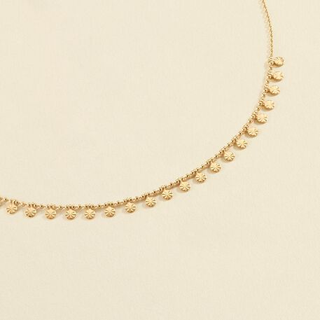 Choker necklace ARIEL - Crystal / Golden - All jewellery  | Agatha