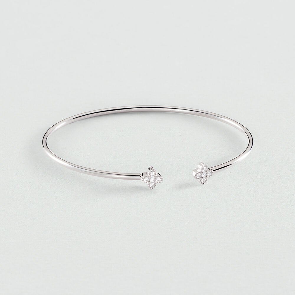 Bangle BELOVED - Crystal / Silver - Bangle  | Agatha