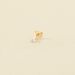 Piercing stud MINPUNTA - Crystal / Gold - All jewellery  | Agatha