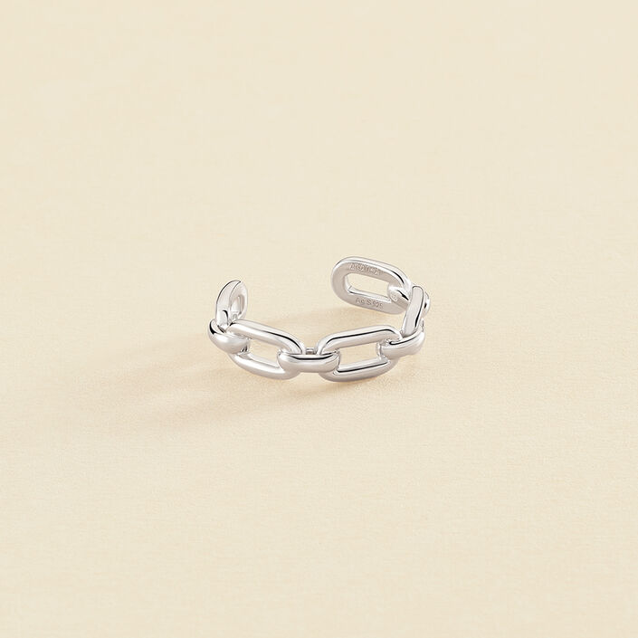 Ajustable ring CHAIN - Silver - Ajustable ring  | Agatha