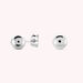 Stud earrings BOULE - Silver - All earings  | Agatha