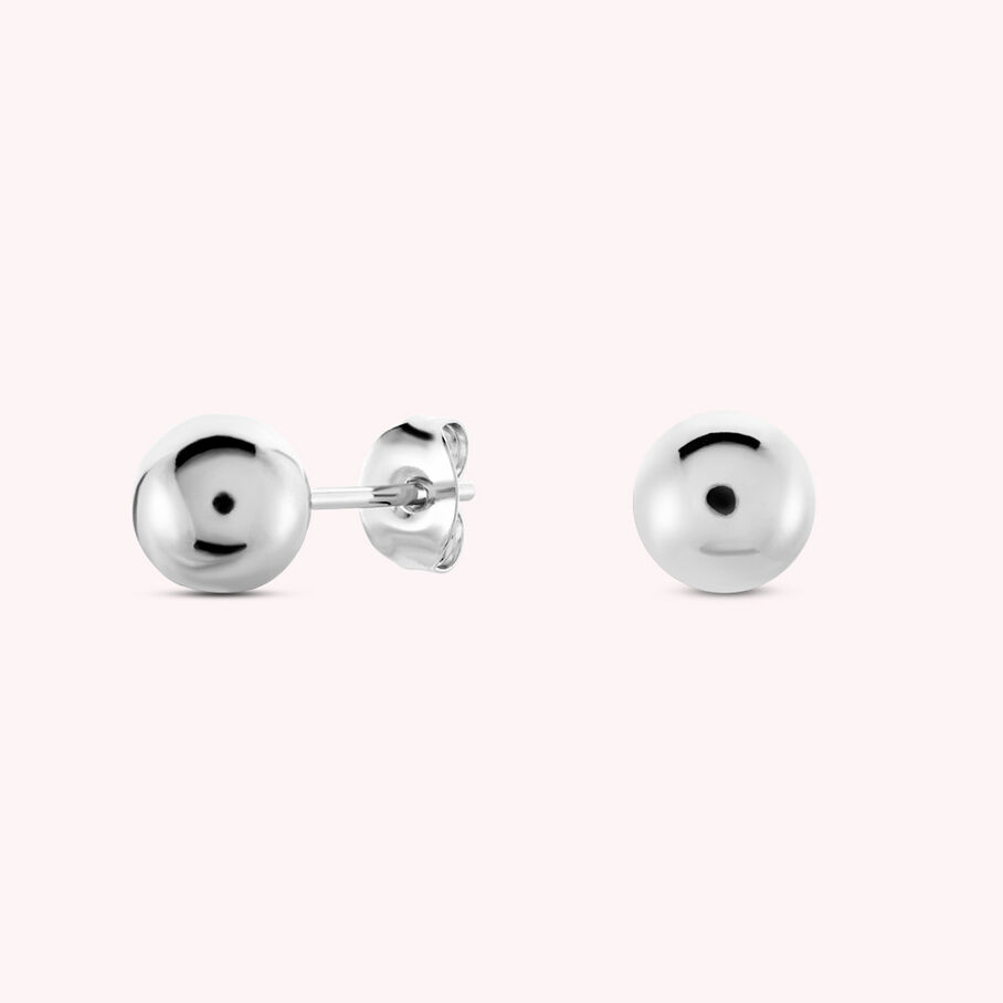 Stud earrings BOULE - Silver - All earings  | Agatha