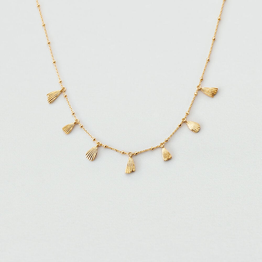 Choker necklace CASSIS - Golden - Choker necklace  | Agatha