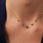 Choker necklace SPACEAG - Multicolor / Gold - All jewellery  | Agatha