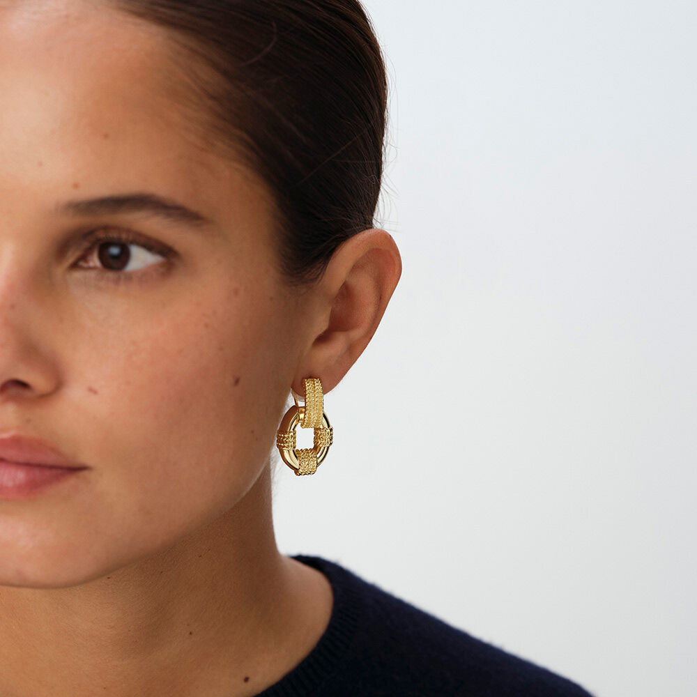 Long earrings TUILERIES - Golden - Earrings  | Agatha