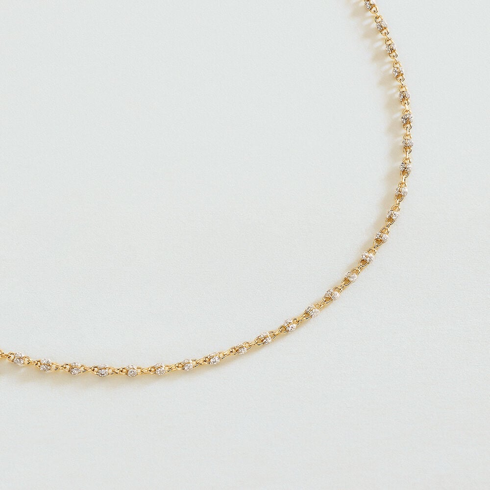 Choker necklace SMARTY - Silver / Gold - Choker necklace  | Agatha