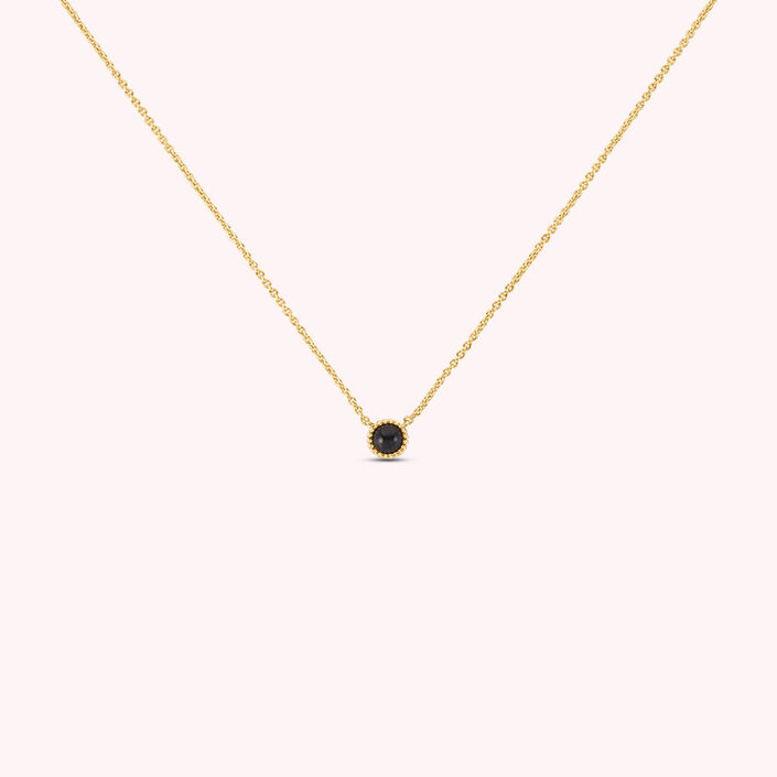 Choker necklace ALOHA - Onyx - All jewellery  | Agatha