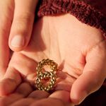 Long earrings EAR1TRESSE - Golden - All jewellery  | Agatha
