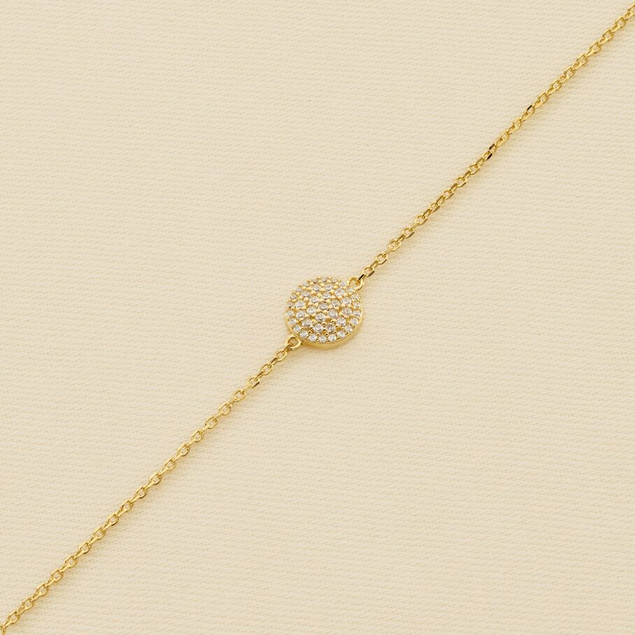 Link bracelet CRISTAL - Crystal / Gold - All bracelets  | Agatha