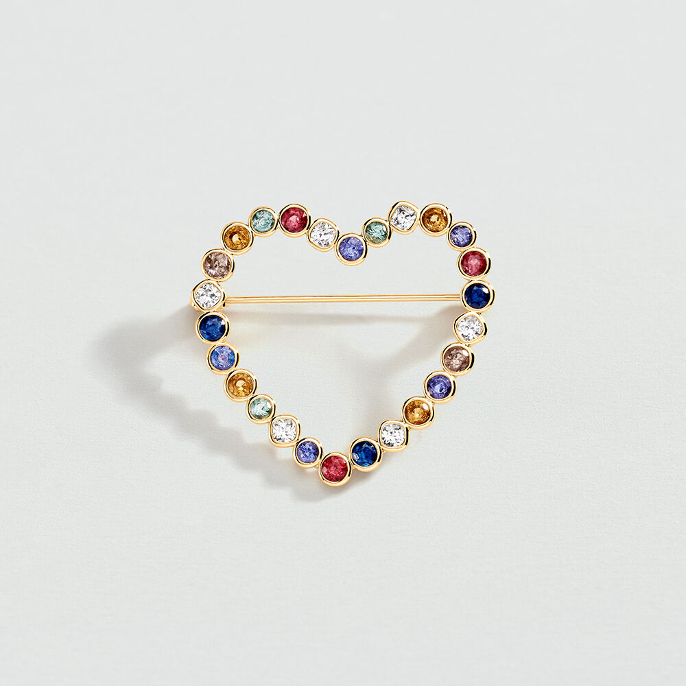 Brooch CANDY - Multicolor / Gold - Accessories  | Agatha