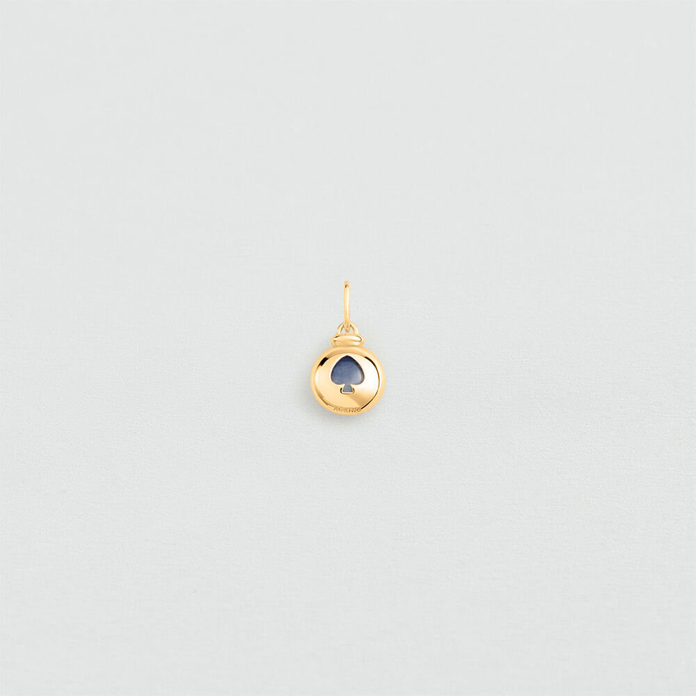 Pendant SPADE - Blue / Gold