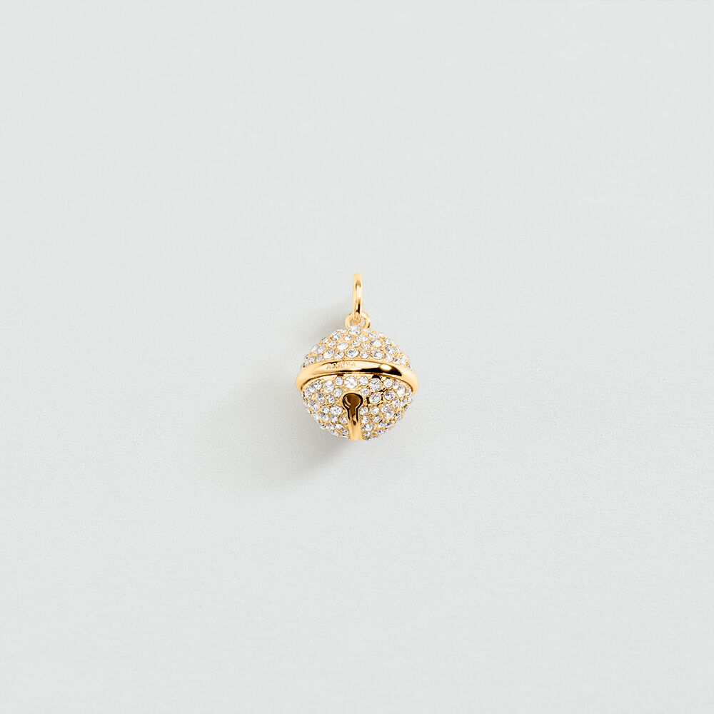 Pendant PAV&Eacute; BELL - Crystal / Golden