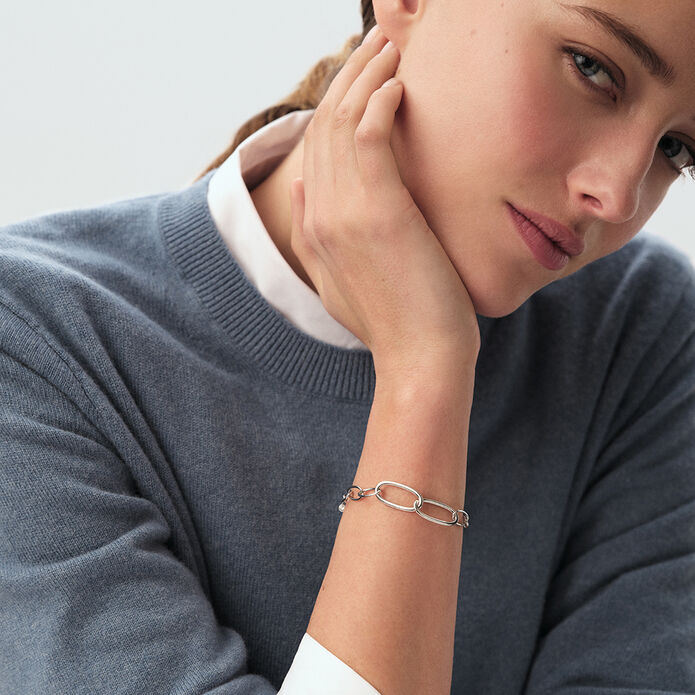 Link bracelet CHAIN - Silver - All bracelets  | Agatha
