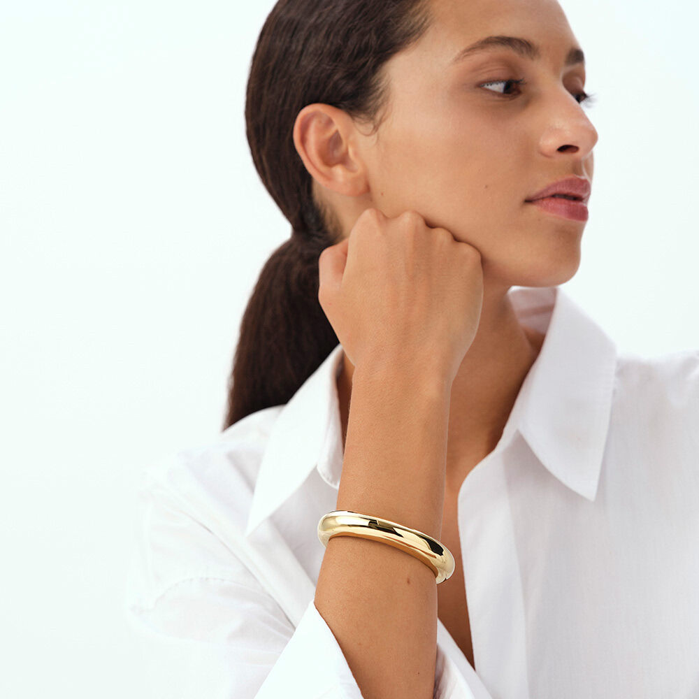 Bangle GRAND PALAIS - Golden - Bangle  | Agatha